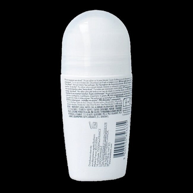 Biotherm Déodorant roller pure invisible 75 ml