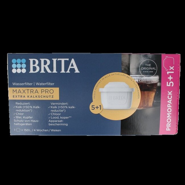 Filter maxtra 5+1 pro kalk expert 6 Stuks