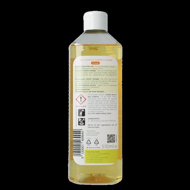 Planet Pure Allesreiniger orange 510 Milliliter