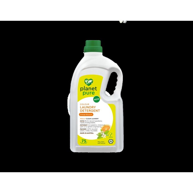 Planet Pure Lessive liquide linge coloré orange 3 Litres