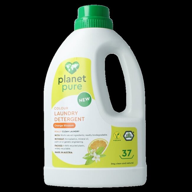 Planet Pure Lessive liquide linge coloré orange 1480 ml