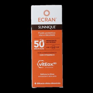 Ecran Ecran Sunique visage et décolleté SPF50 50 ml