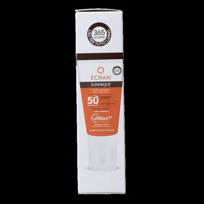 Ecran Sunique facial en decollete SPF50 50 Milliliter