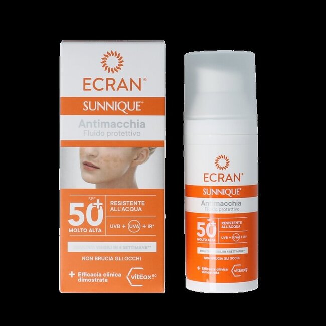Ecran Sunique facial anti vlekken SPF50 50 Milliliter