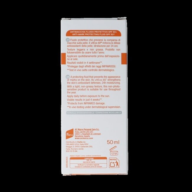 Ecran Sunique Fluide Visage Anti-Taches SPF50 50 ml