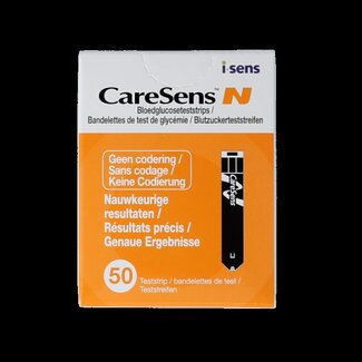 Caresens Bandelettes de test de glycémie Caresens N 50 pièces