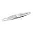 Slant tweezer no slip with grip 1 Stuks