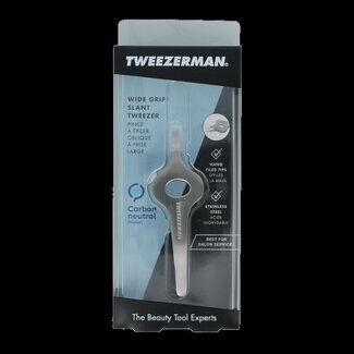 Tweezerman Pince à épiler Tweezerman Slant classic avec grip 1 unité