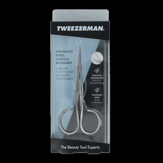 Tweezerman Tweezerman Ciseaux à cuticules en acier inoxydable 1 pièce