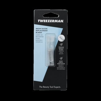 Tweezerman Tweezerman Brow razor replace blades 4 Stuks