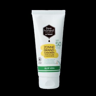 Traay Bee Honest Traay Bee Honest Zonnebrand aloe & honing SPF50 100 Milliliter