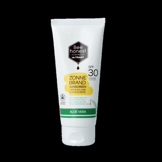 Traay Bee Honest Traay Bee Honest Zonnebrand aloe & honing SPF30 100 Milliliter