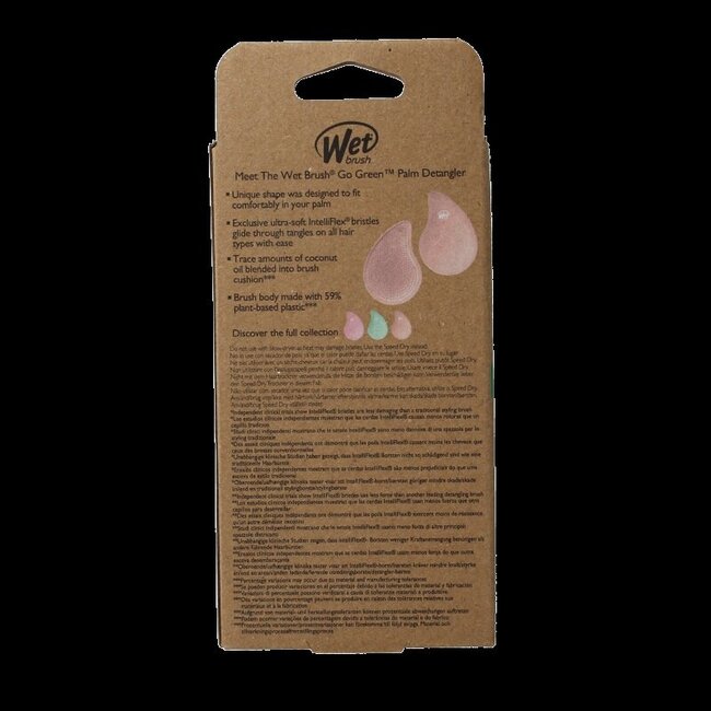 Wet Brush Go Green Palm Detangler Orange Huile de Coco 1 pièce