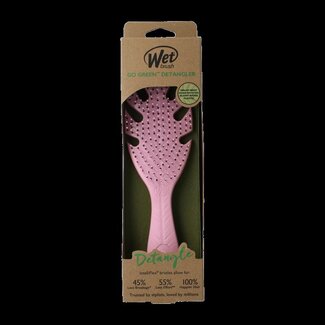 Wet Brush Wet Brush Go green detangler pink 1 Stuks