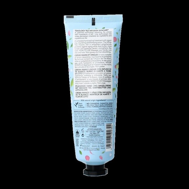 Teaology White tea hand & nail cream 75 Milliliter