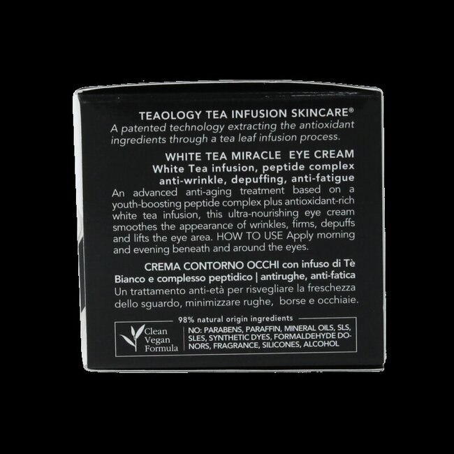 Teaology White tea eye cream 15 Milliliter