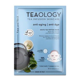 Teaology Teaology White tea peptide mask 1 Stuks