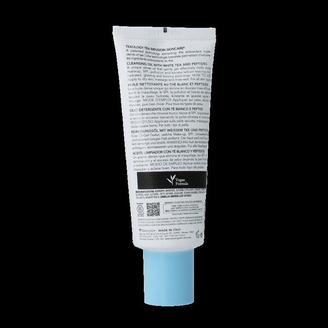 Teaology Huile nettoyante aux peptides de thé blanc 100 ml