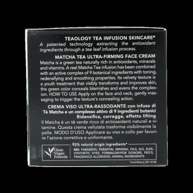 Teaology Matcha tea ultra firming cream 50 Milliliter
