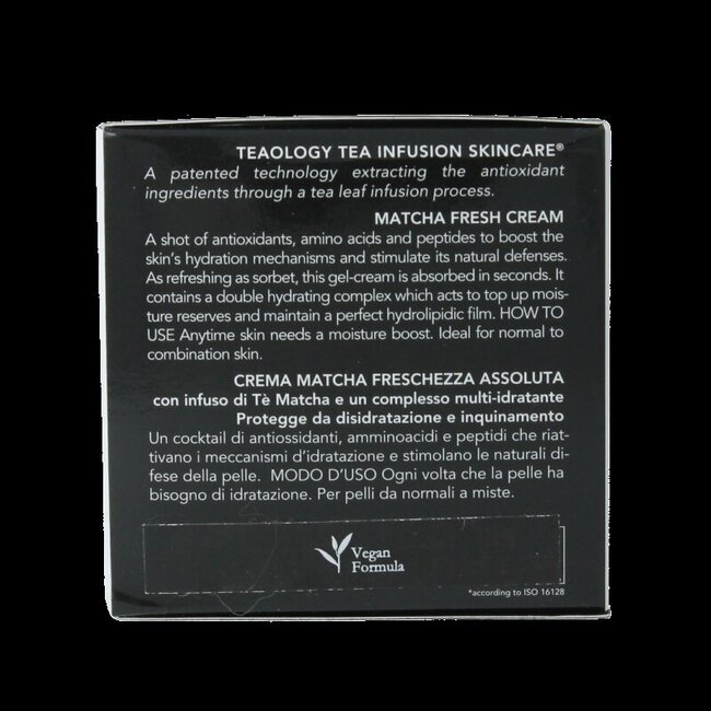 Crème fraîche Teaology Matcha 50 Millilitres