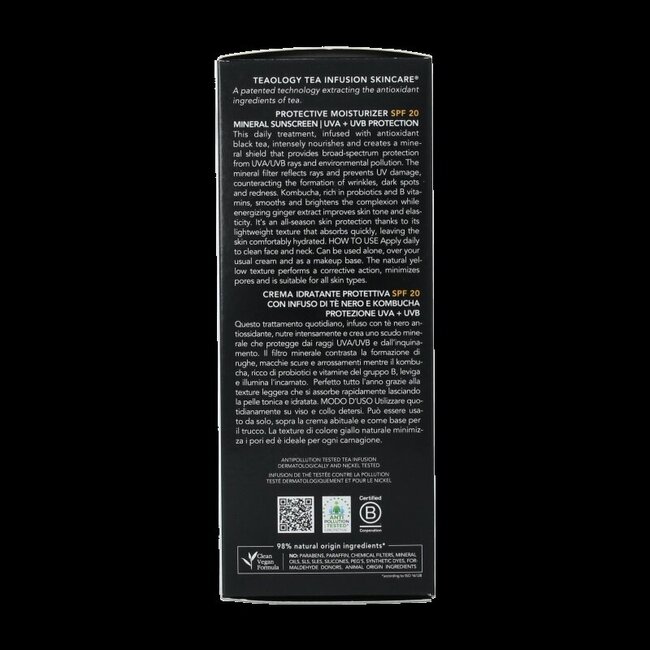 Teaology Kombucha Tea Moisturizer SPF20 50 ml
