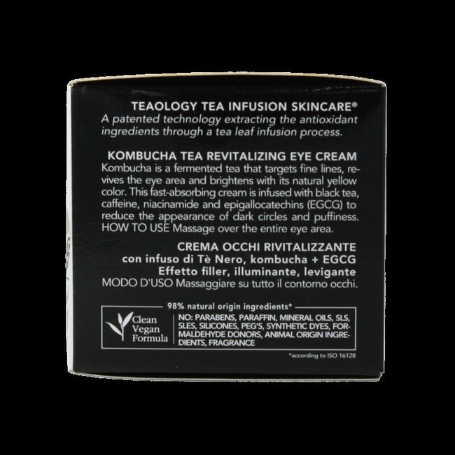 Teaology Kombucha tea revitalizing eye cream 15 Milliliter