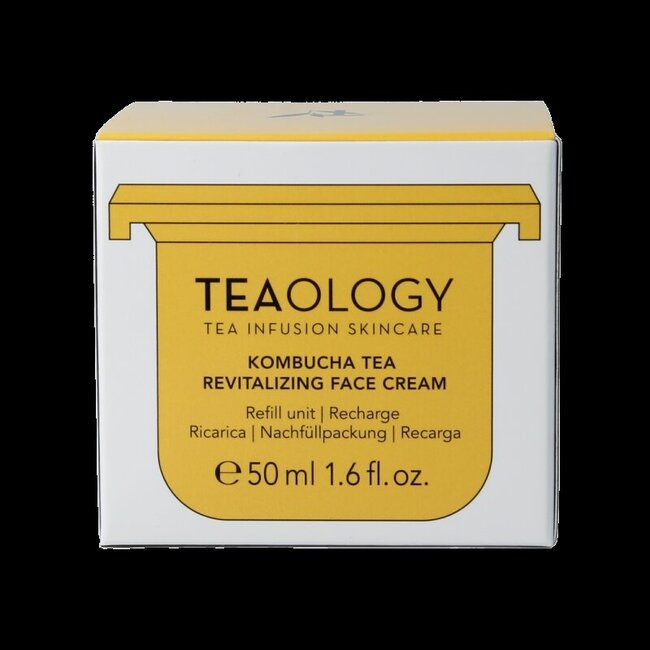 Teaology Crème visage revitalisante au thé Kombucha recharge 50 ml
