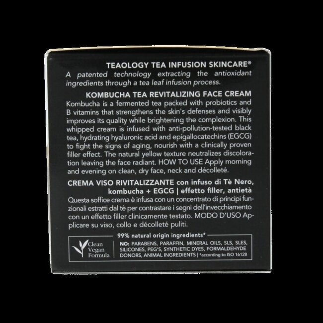 Teaology Kombucha tea revitalizing face cream 50 Milliliter