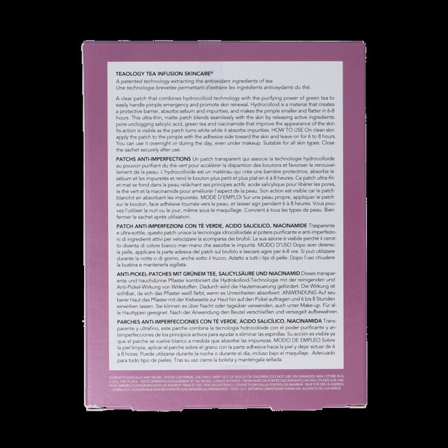 Teaology Tea glow blemish patches 32 Stuks