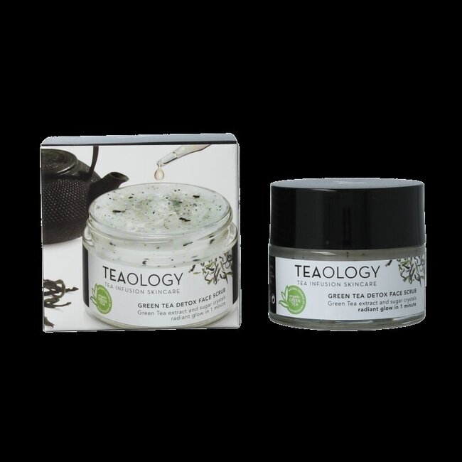 Teaology Green tea detox face scrub 50 Milliliter