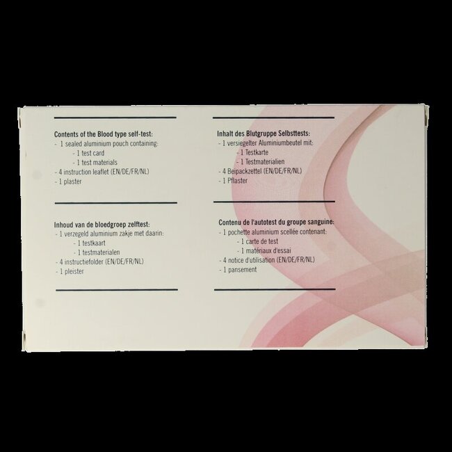 The Tester Bloedgroep test 1 Stuks