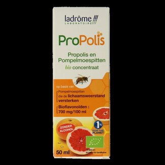 Ladrome Ladrome Propolis pompelmoes pit concentraat bio 50 Milliliter