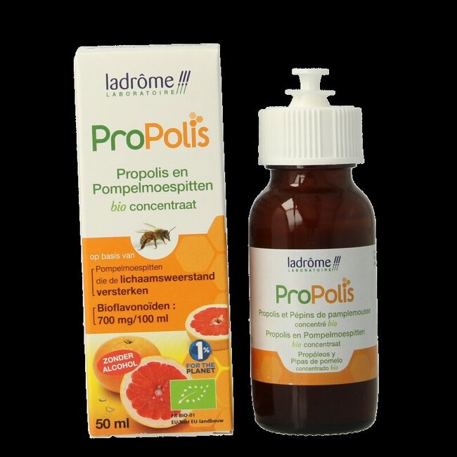 Ladrôme Concentré de propolis et pépins de pamplemousse bio 50 ml