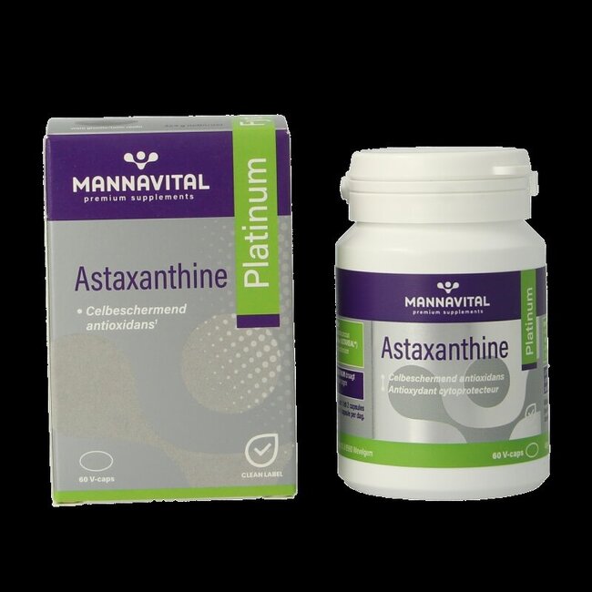 Mannavital Astaxanthine platinum 60 gélules végétales