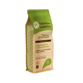 Greenhub Greenhub Vaatwastabletten plasticvrij 120 Stuks
