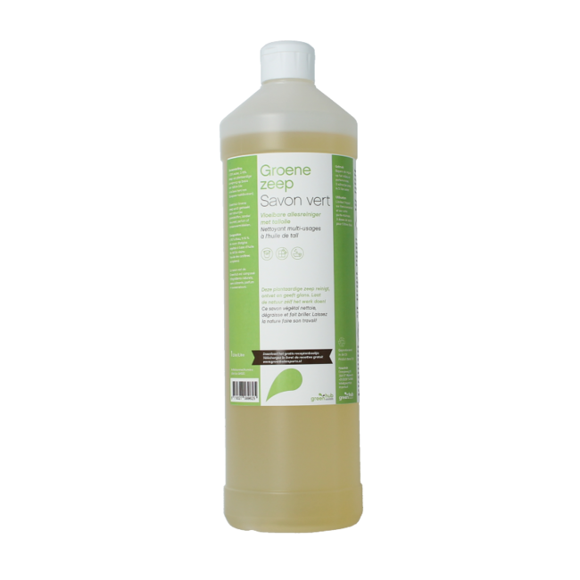 Groene zeep vloeibaar 1 Liter