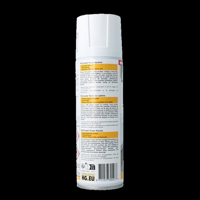 HG mousse surpuissante cuisine 300 ml