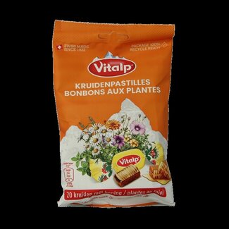 Vitalp Vitalp 20 Kruiden en honing 75 Gram