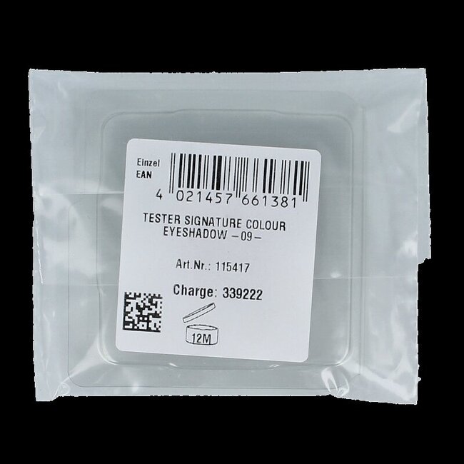 Signature colour eyeshadow diam dust 09 bio tester 1 Tester