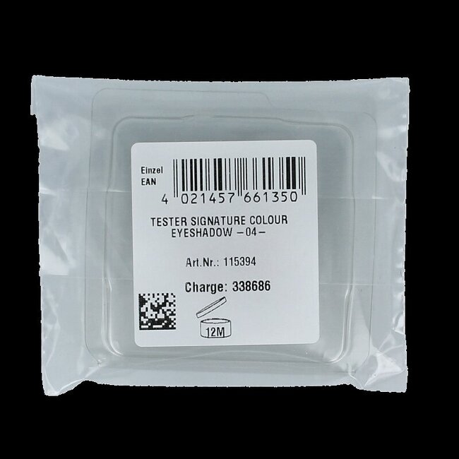 Signature Colour eyeshadow sft sienna 04 bio test 1 Tester