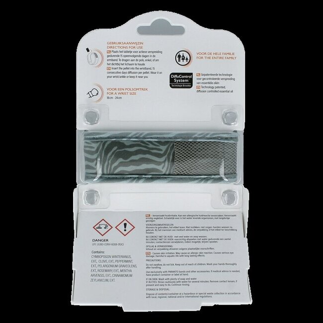 Bracelet anti-moustiques Parakito adulte jungle 1 pièce