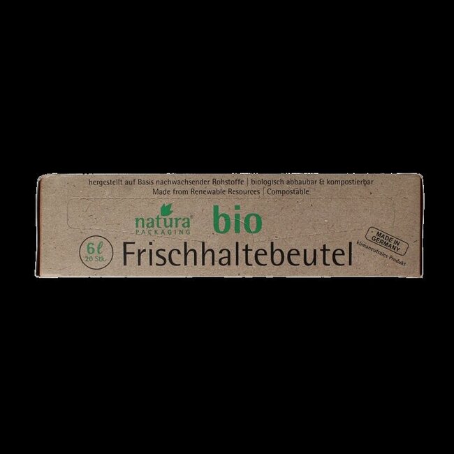 Natura compost lunchzak 6 liter 20 Stuks