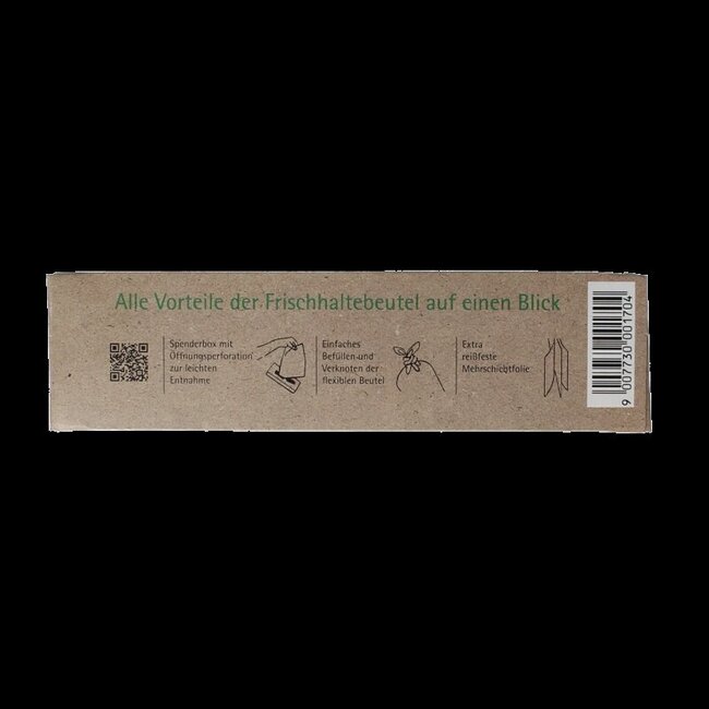 Biomat Natura sac à lunch compostable 6 litres 20 Pièces