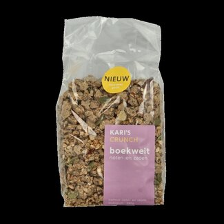 Kari's Crunch Granola boekweit noot zaad bio 330 Gram