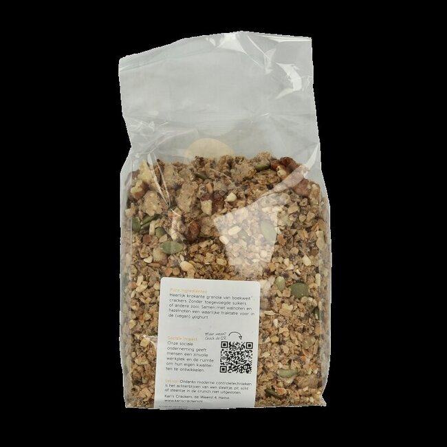 Kari's Crunch Granola sarrasin noix graines bio 330 Grammes