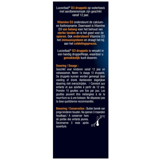 Lucovitaal Vitamine D3 50 ml