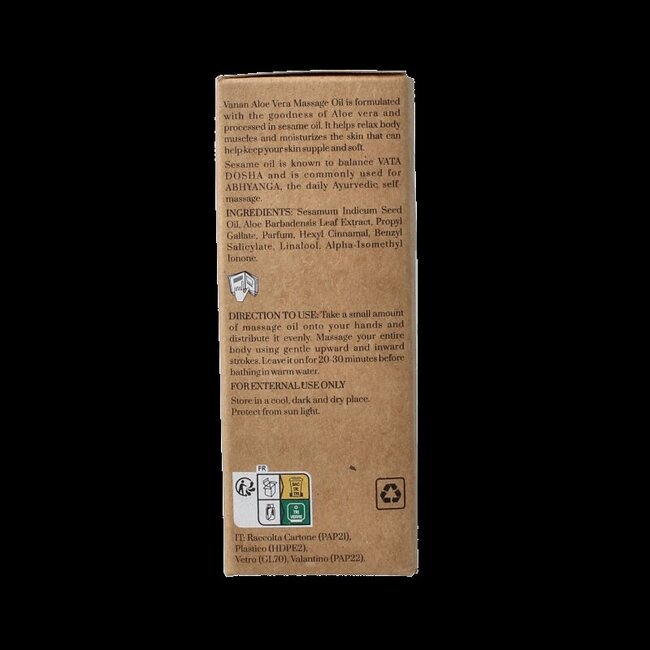Vanan Aloe vera massage oil 90 Milliliter