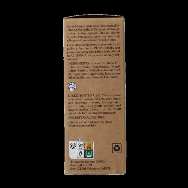 Vanan Manjistha massage oil 90 Milliliter