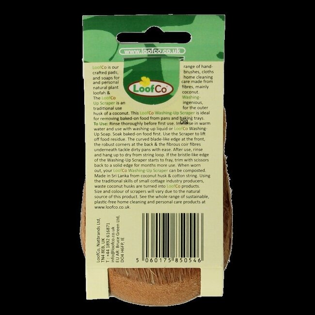Loofco Afwasschraper uit kokos bio 1 Stuks