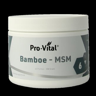 Pro-Vital Pro-Vital Bamboe - MSM 2.0 300 Gram
